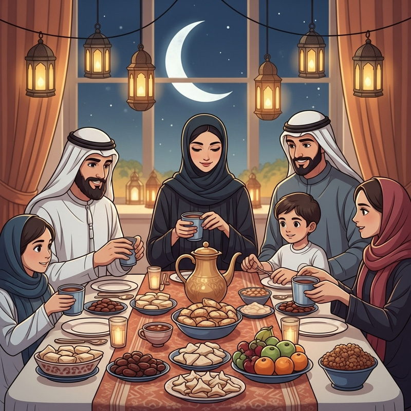 Ramadan Family Gathering | Cultural Fasting Tradition