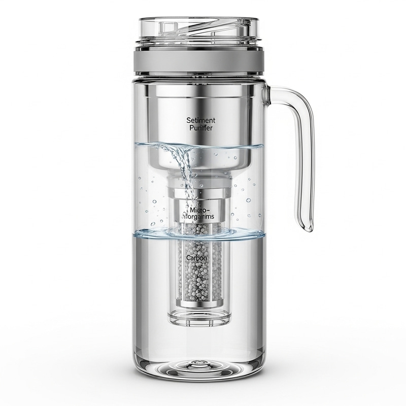 Water Bottle with Built-In Purifier | Clean Water Anytime Water Bottle with Built-In Purifier | Clean Water Anytime