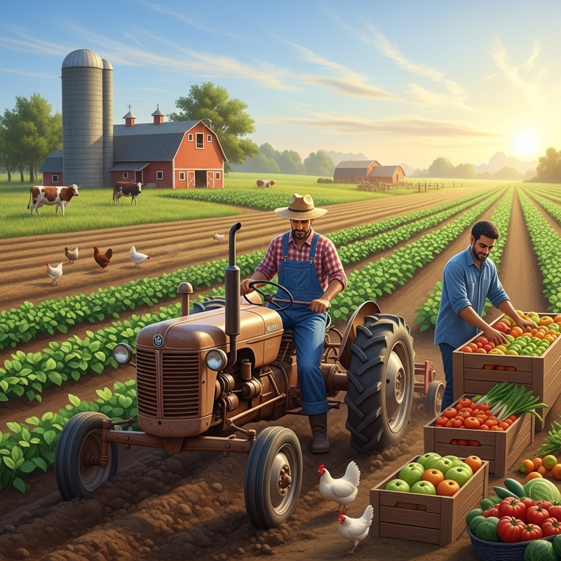 Cultivating Diversity: Multicultural Farming Scene Cultivating Diversity: Multicultural Farming Scene