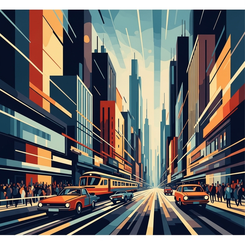 Futuristic Futurism: Capturing Modern Dynamism in Art