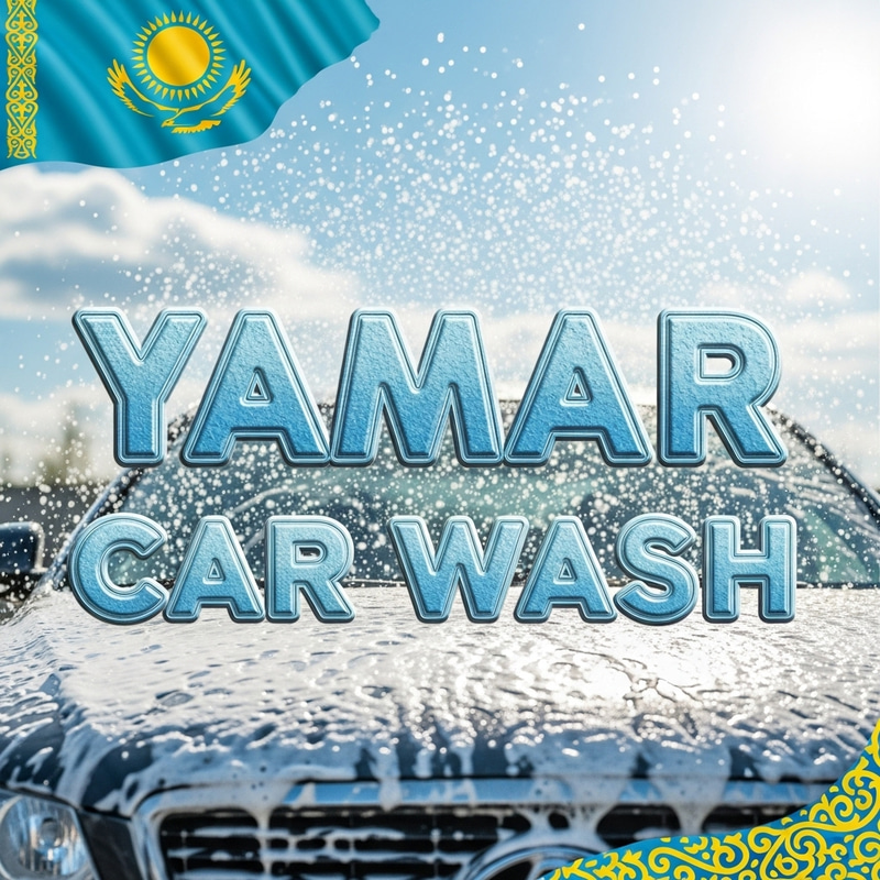 Yamar Car Wash - Car Cleaning with Kazakh Culture Inspiration