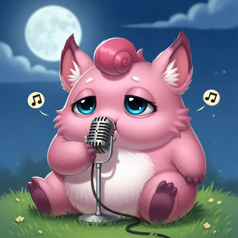 Jigglypuff: The Cute and Sleepy Pink Creature