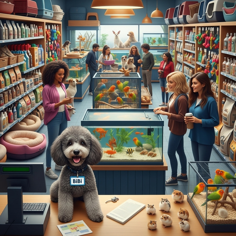 Bibi's Pet Shop | Friendly Poodle Running the Show