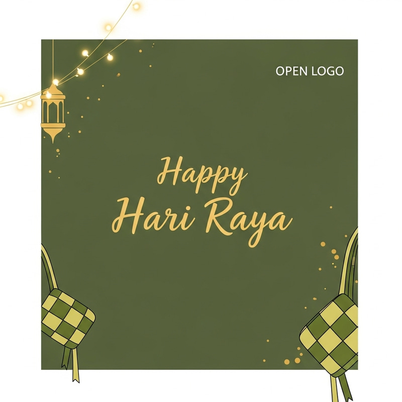 Warm & Inviting Hari Raya Greeting Post Warm & Inviting Hari Raya Greeting Post