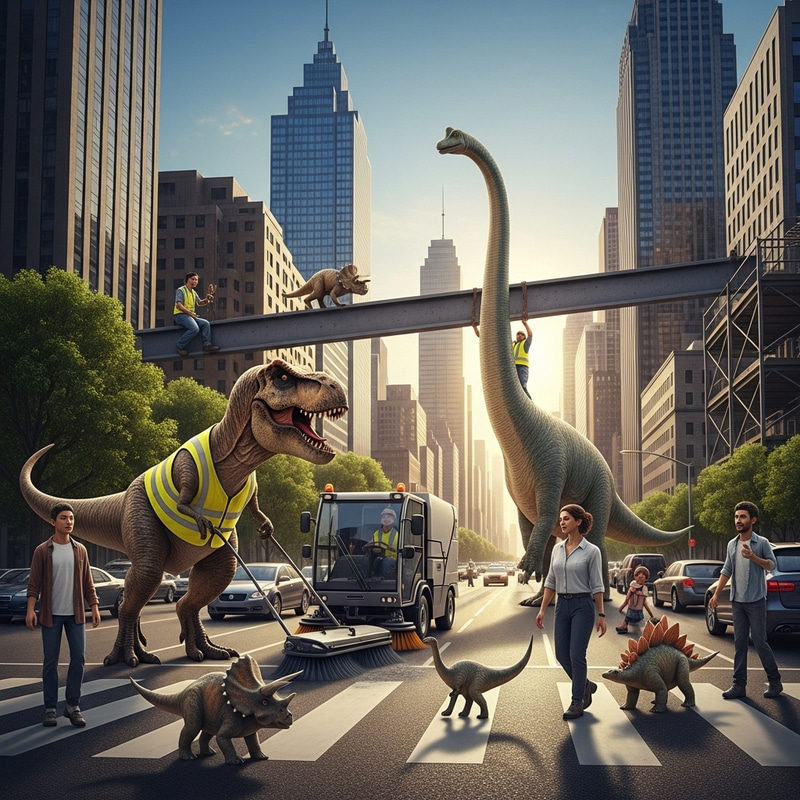 Dinosaurs in Urban Society: Coexisting with Humans Dinosaurs in Urban Society: Coexisting with Humans