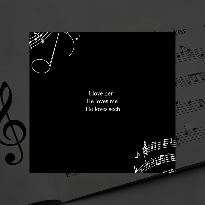 Elegant Black Music Collection Cover Design Elegant Black Music Collection Cover Design
