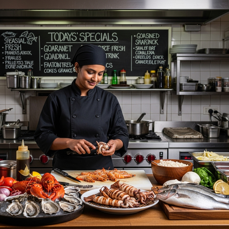 Seawomen’s Chef: Mastering Seafood Cuisine Seawomen’s Chef: Mastering Seafood Cuisine