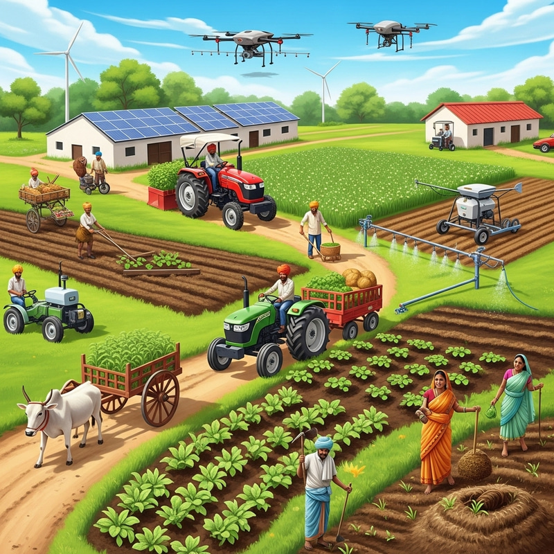 Agricultural Mechanization in India: Innovative & Sustainable Farming Practices