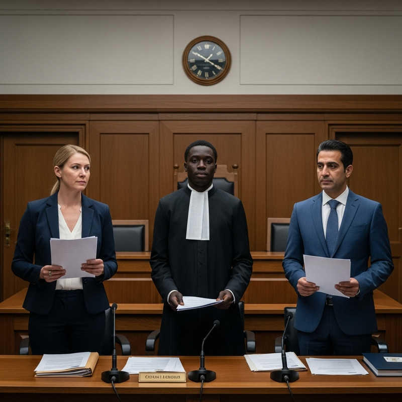 Courtroom Drama: Two Men vs. One Woman Case Courtroom Drama: Two Men vs. One Woman Case