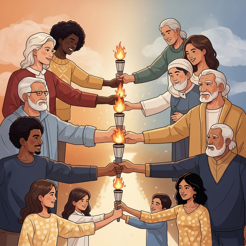 Interconnected Families Passing Down Love through Generations Interconnected Families Passing Down Love through Generations