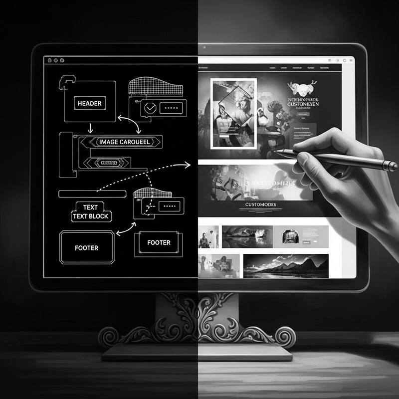 Vintage Customization of Website Pages | Chiaroscuro Art Vintage Customization of Website Pages | Chiaroscuro Art