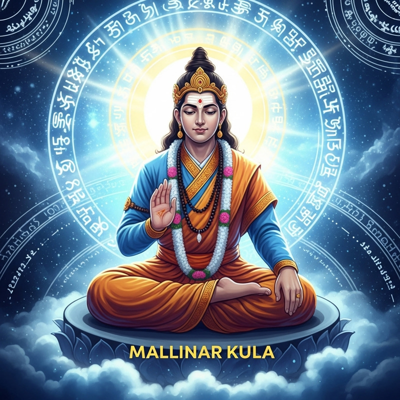 Mallinar Kula: Divine Figure in Heavenly Tranquility Mallinar Kula: Divine Figure in Heavenly Tranquility