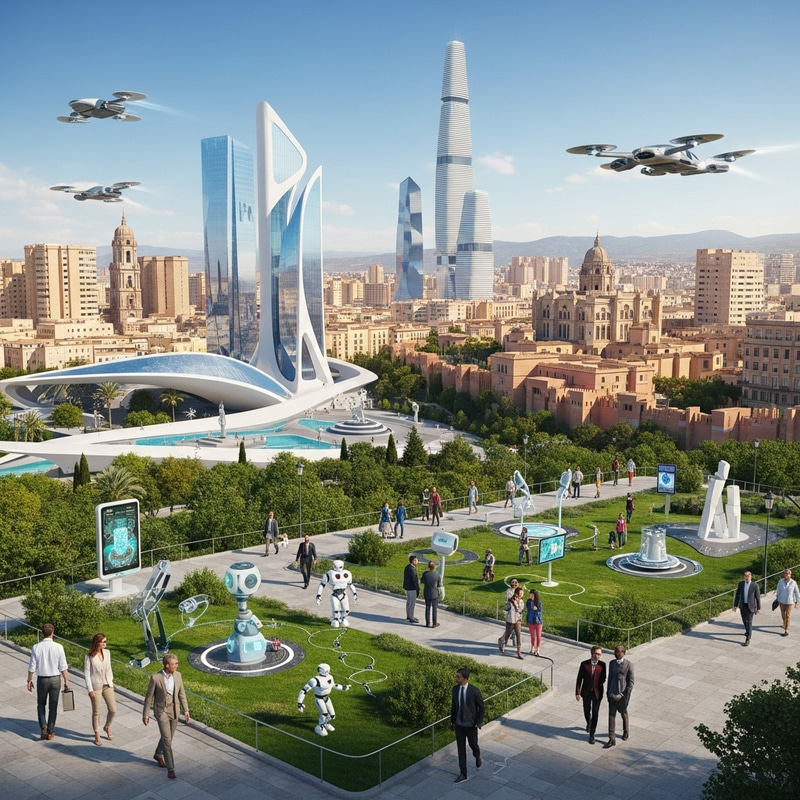 Malaga 2050: A Glimpse into the Futuristic City