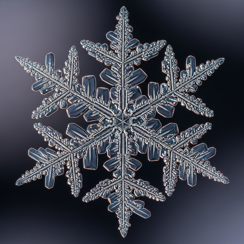 Intricate Geometric Snowflake Patterns in Colored Splendor Intricate Geometric Snowflake Patterns in Colored Splendor