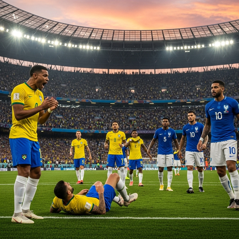 Colombia Defeats France in Epic World Cup Showdown Colombia Defeats France in Epic World Cup Showdown