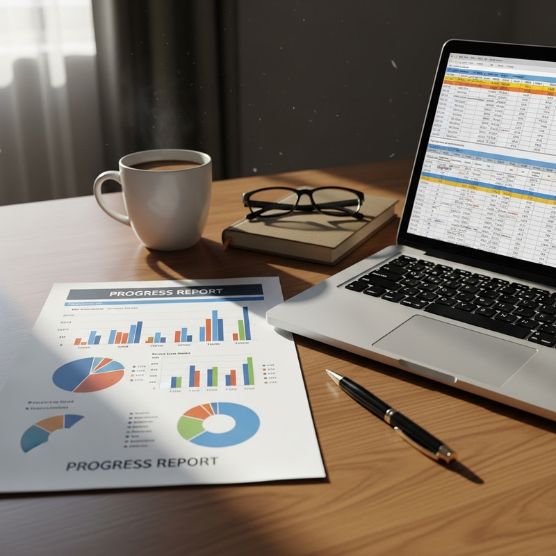 First Progress Report Analysis with Visual Data | Website First Progress Report Analysis with Visual Data | Website