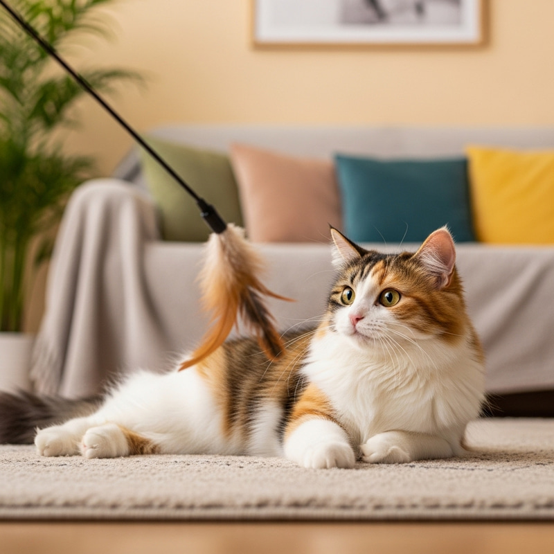 Adorable Fluffy Domestic Cat Adorable Fluffy Domestic Cat