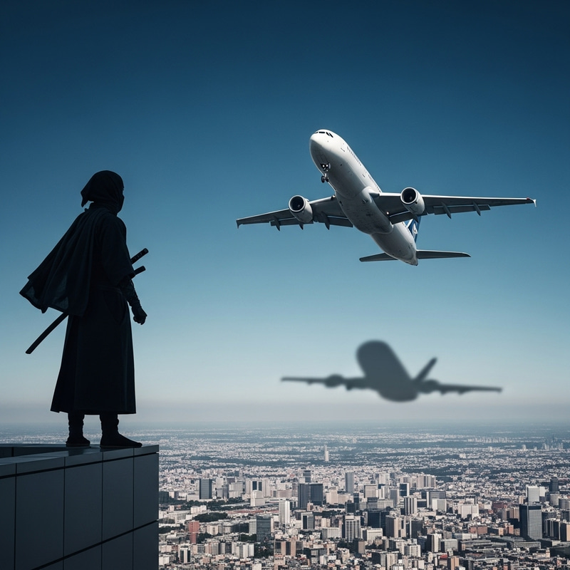 Ninja in the Sky: A Mysterious Encounter