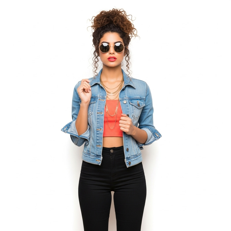 Boho Chic Hispanic Woman Fashion | Coral Vintage Style Boho Chic Hispanic Woman Fashion | Coral Vintage Style