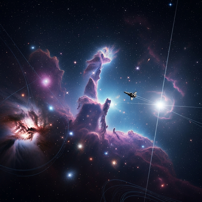 Space Exploration: Abstract Cosmic Visions Space Exploration: Abstract Cosmic Visions