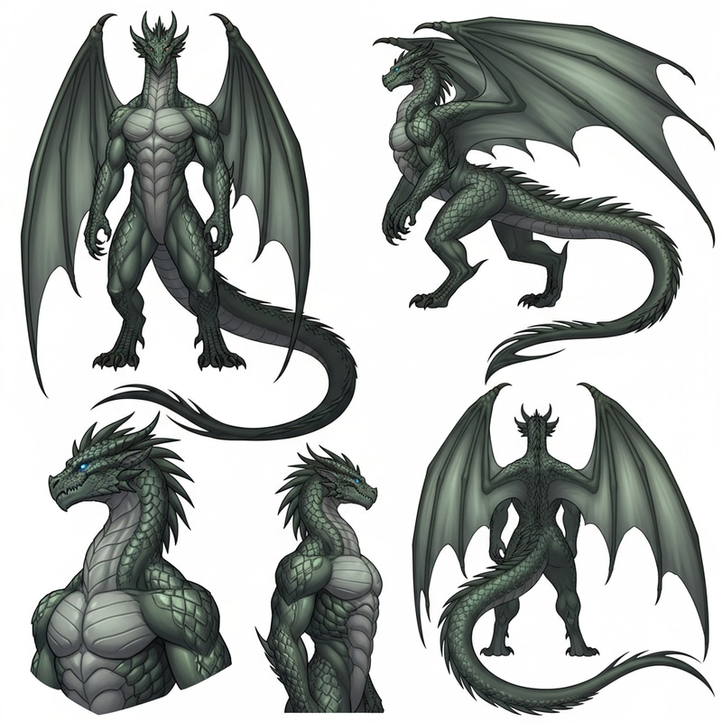 Gray-Green Dragon Trans-Male: Majestic Reference Sheet Gray-Green Dragon Trans-Male: Majestic Reference Sheet