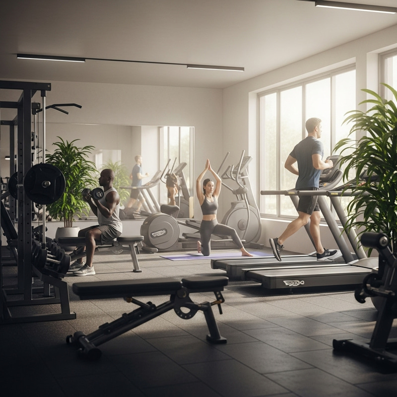 Natural Gym: A Tranquil Space for Fitness Enthusiasts Natural Gym: A Tranquil Space for Fitness Enthusiasts