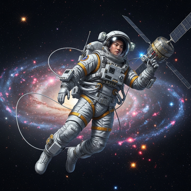 Asian Gender-Neutral Astronaut: Story in Space Asian Gender-Neutral Astronaut: Story in Space