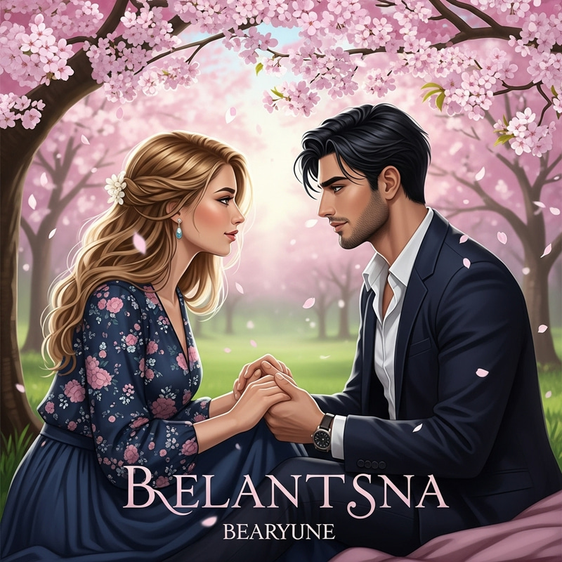 Illustration of a Romantic Love Story Illustration of a Romantic Love Story