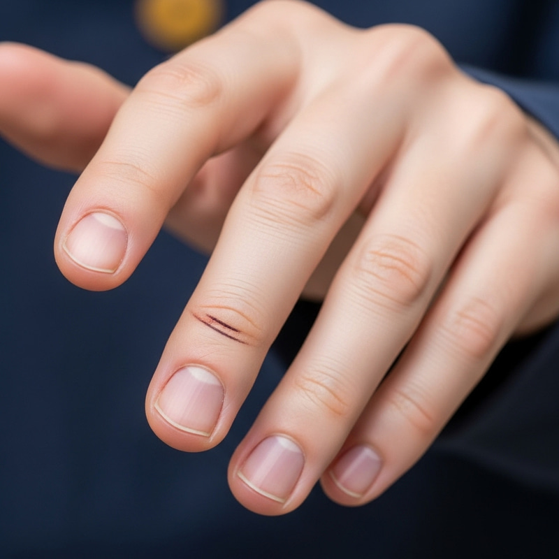 Close-up of Hand Cut on Caucasian Skin Close-up of Hand Cut on Caucasian Skin