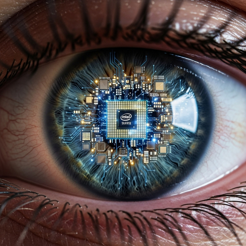 Detailed Digital Eye with Intel Processor Connections Detailed Digital Eye with Intel Processor Connections