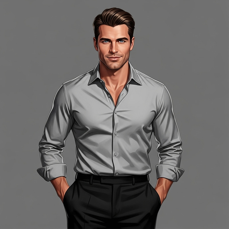 David Gabriel - Striking Blue Eyes Portrait David Gabriel - Striking Blue Eyes Portrait