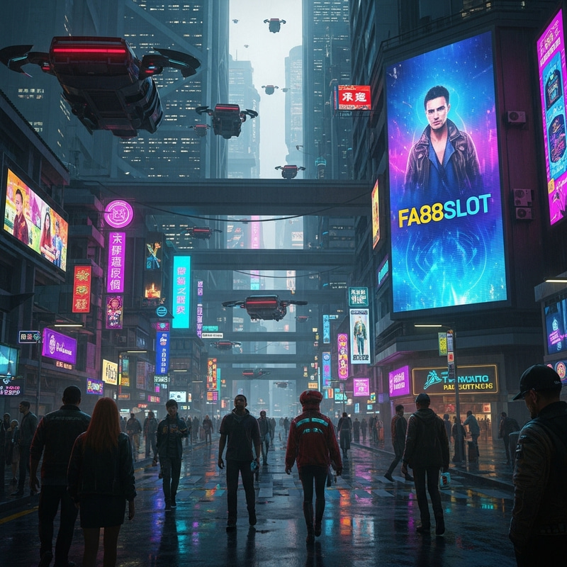 FA88SLOT: Cyberpunk Cityscape Showcase FA88SLOT: Cyberpunk Cityscape Showcase