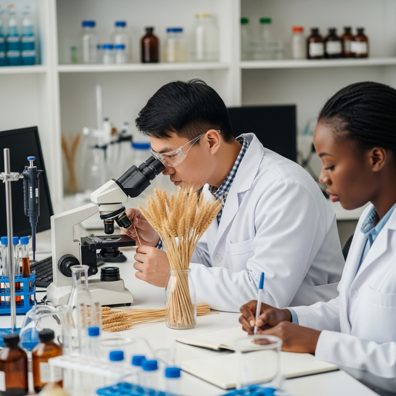 Wheat Research in a Laboratory Setting