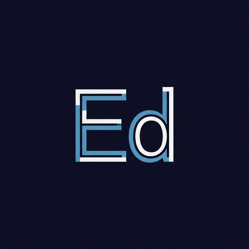 Ed Logo Design for Trust & Professionalism