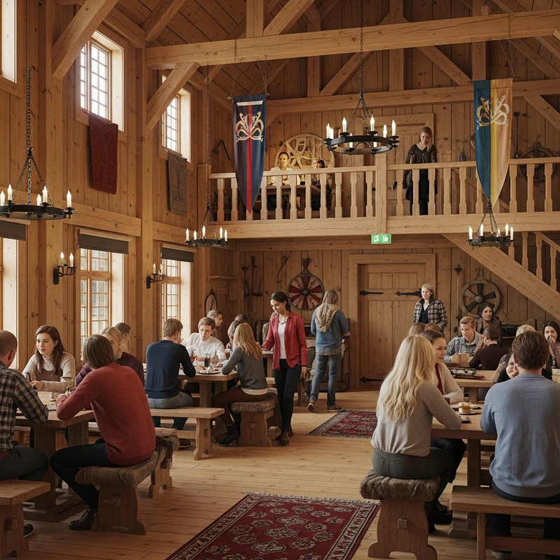 House of Wolf: The Viking-Era Student Common Room embodying Family, Honor & Free Spirit House of Wolf: The Viking-Era Student Common Room embodying Family, Honor & Free Spirit