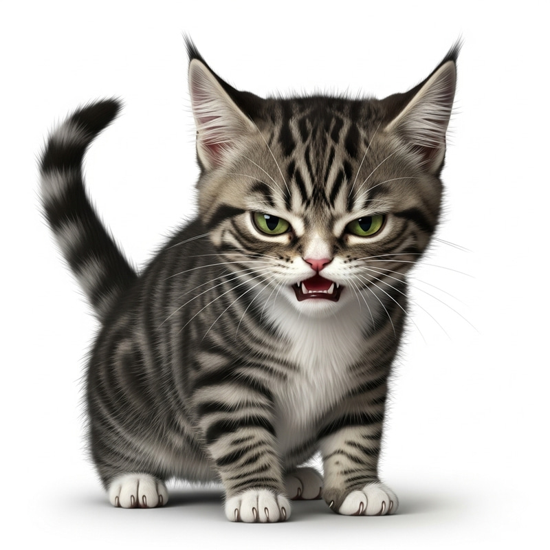 Grumpy Cat Hissing - Intensely Angry Feline Image Grumpy Cat Hissing - Intensely Angry Feline Image