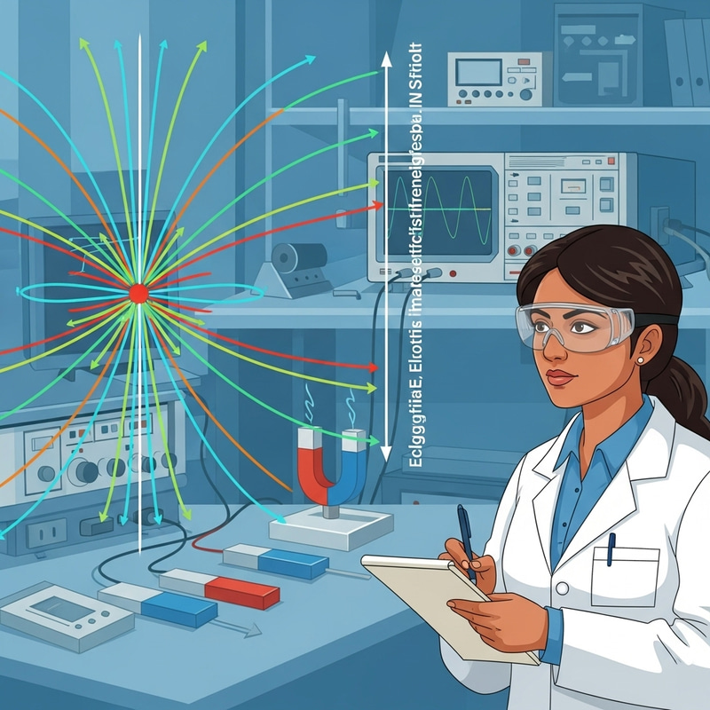 Electromagnetic Field Illustration with Laboratory Setup Electromagnetic Field Illustration with Laboratory Setup