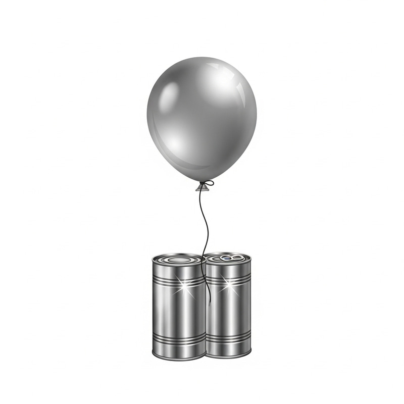 Professional Metallic Cans and Balloon Business Logo