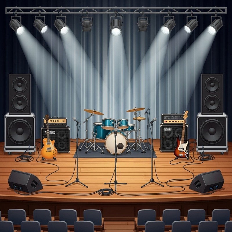 Stage Plot for Your Band Setup