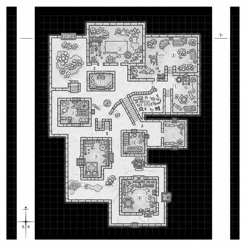Ultimate Bandits' Dungeon Map for Fantasy Dungeon Master Ultimate Bandits' Dungeon Map for Fantasy Dungeon Master