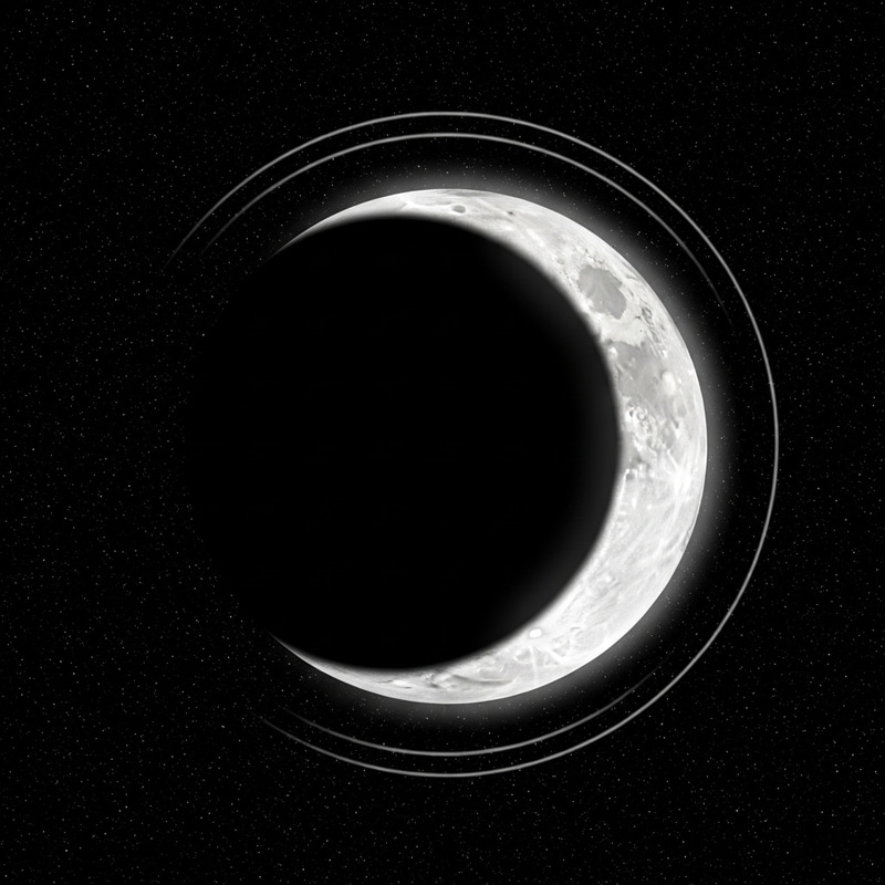 Earth's Shadow: Circular Arc on Moon during Lunar Eclipse