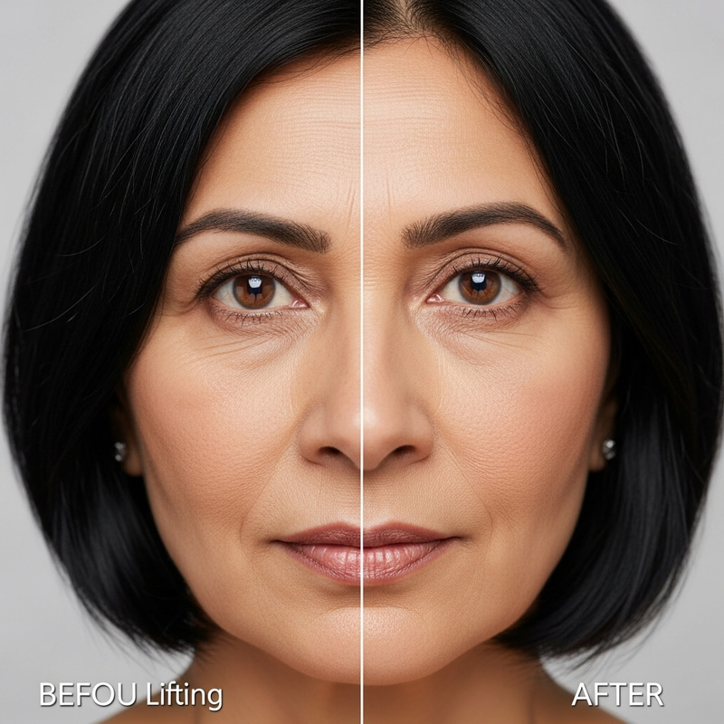 Hifu Lifting Before and After Comparison Hifu Lifting Before and After Comparison