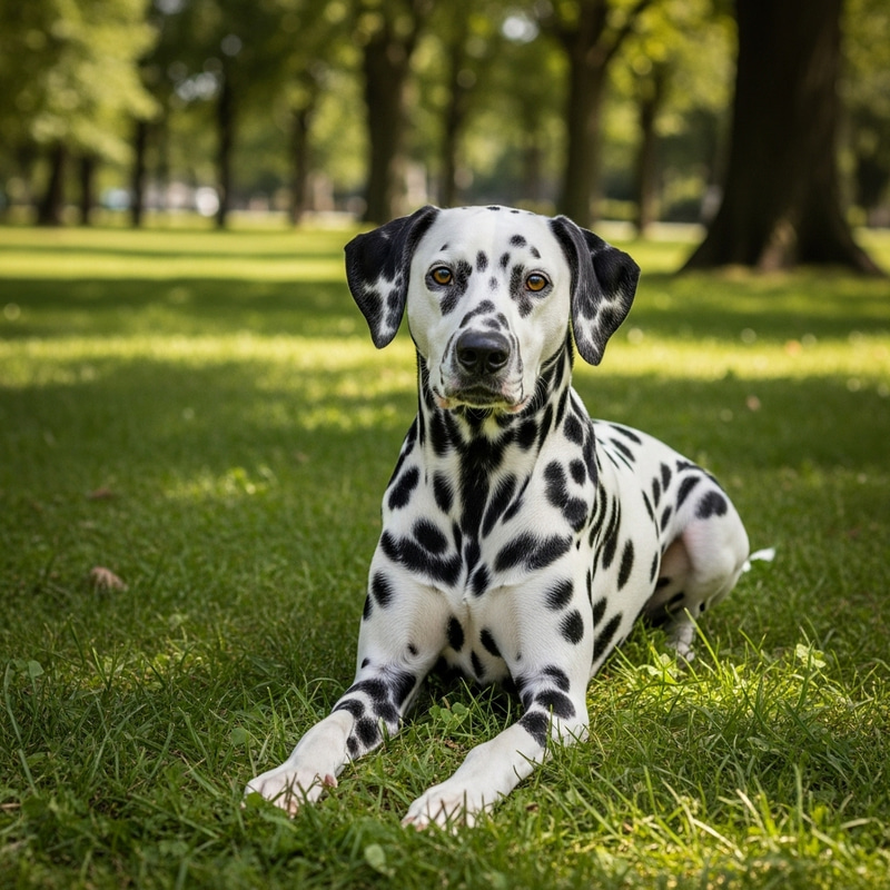 Majestic Dalmatian with Unique Spotted Coat Majestic Dalmatian with Unique Spotted Coat