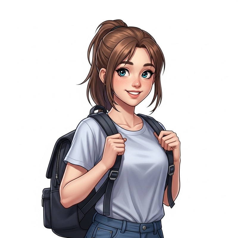 Youthful Details of an 18-Year-Old Teen Girl Youthful Details of an 18-Year-Old Teen Girl