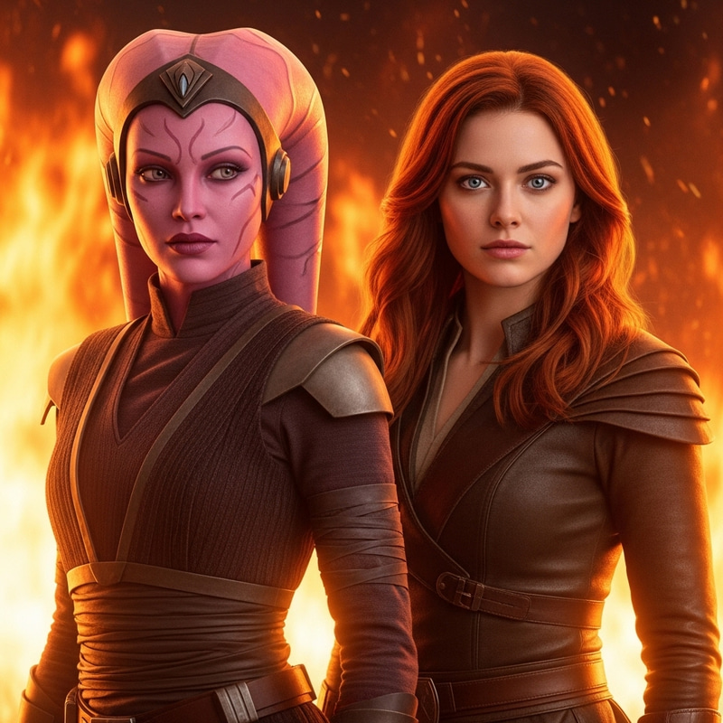 Courageous Heroes: Star Wars Twi'lek & Human Duo Courageous Heroes: Star Wars Twi'lek & Human Duo