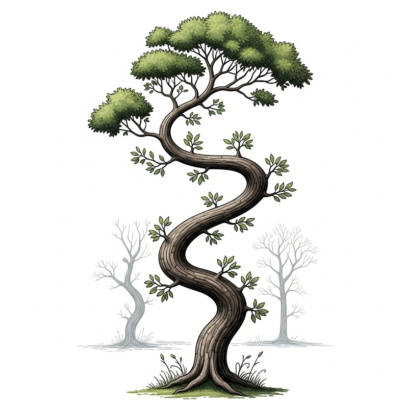 Explore the Unusual Zigzag Tree Growth Phenomenon Explore the Unusual Zigzag Tree Growth Phenomenon