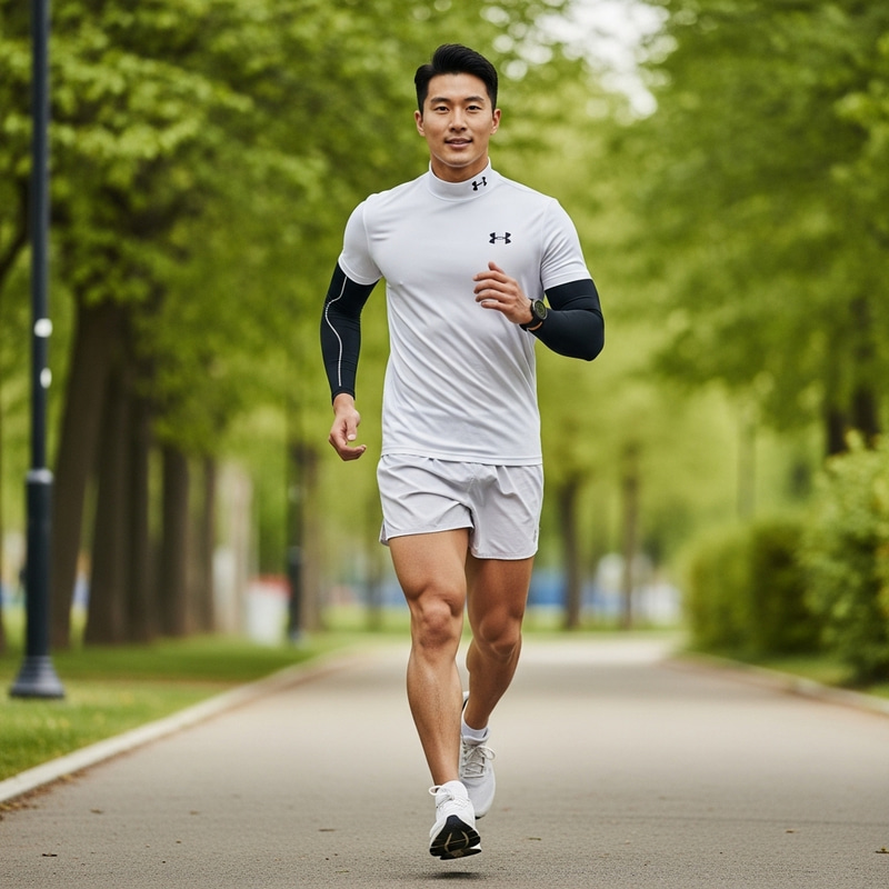 Fit & Handsome Korean Athlete in Under Armour Gear