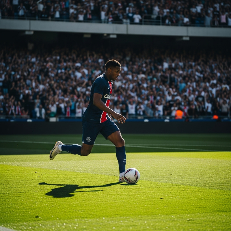 Cristiano Ronaldo Soccer Action on Green Field