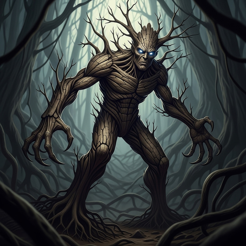 Angry Groot: A Mighty and Stern Tree-Like Being Angry Groot: A Mighty and Stern Tree-Like Being