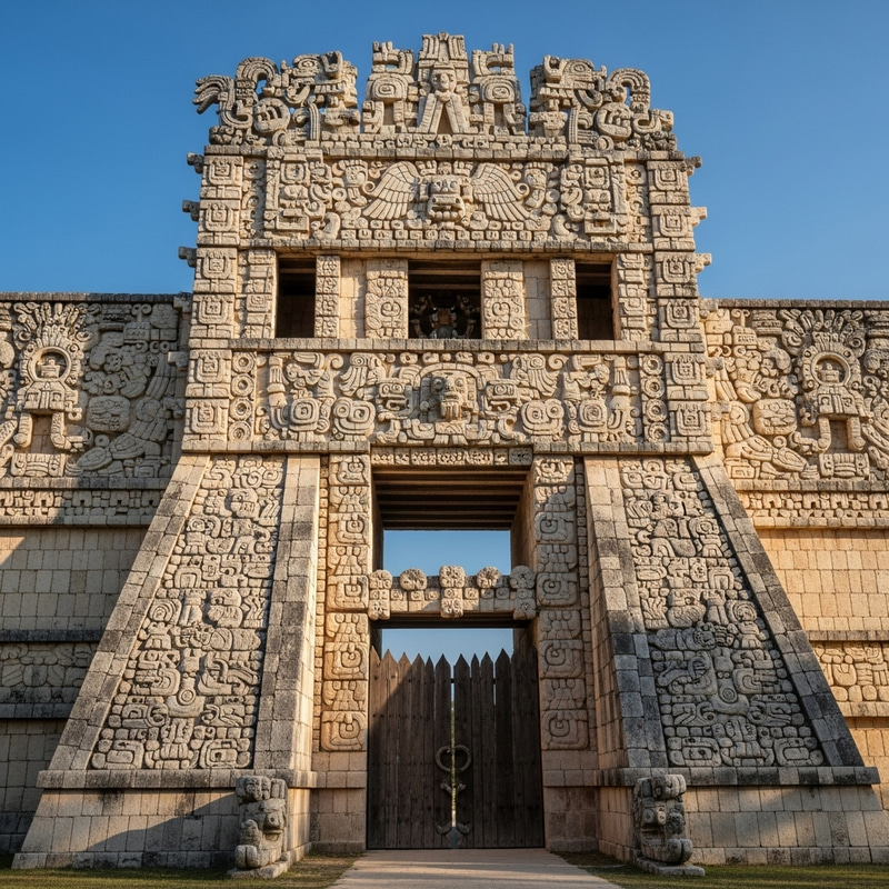 Maya Architecture-Inspired Grand Gate Design Maya Architecture-Inspired Grand Gate Design
